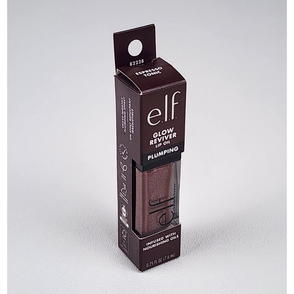 e.l.f. Glow Reviver Lip Oil Plumping 0.25 fl oz – PROMO – New Unused